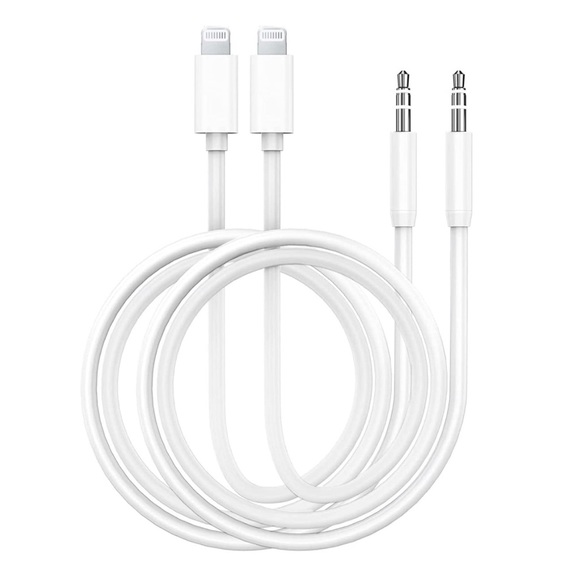 (1) Aux Cord/Cable iPhone, Lightning to 3.5mm for car/stereo/headphones iOS 3.3’ - Picture 9 of 9